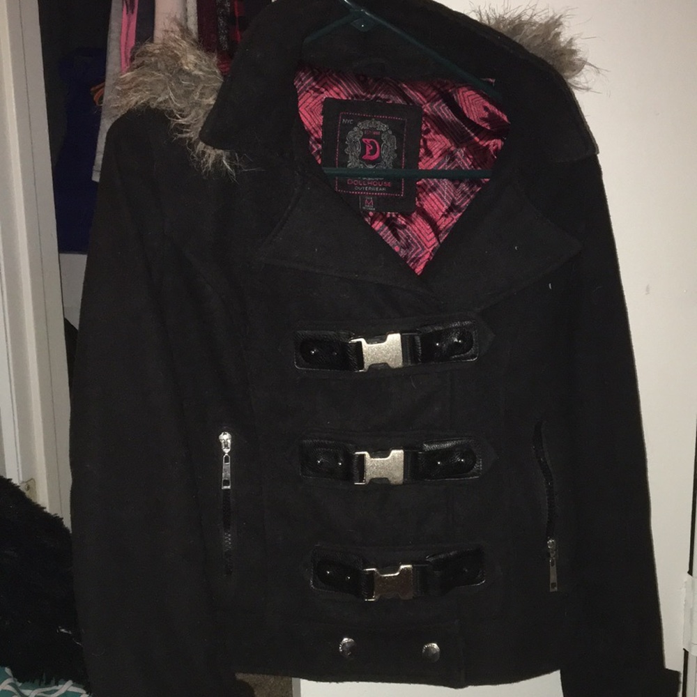 Black winter coat